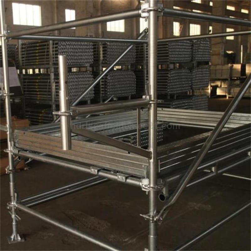 EN12811 Galvanized Ringlock Scaffold System Layher Allround Scaffolding for Construction